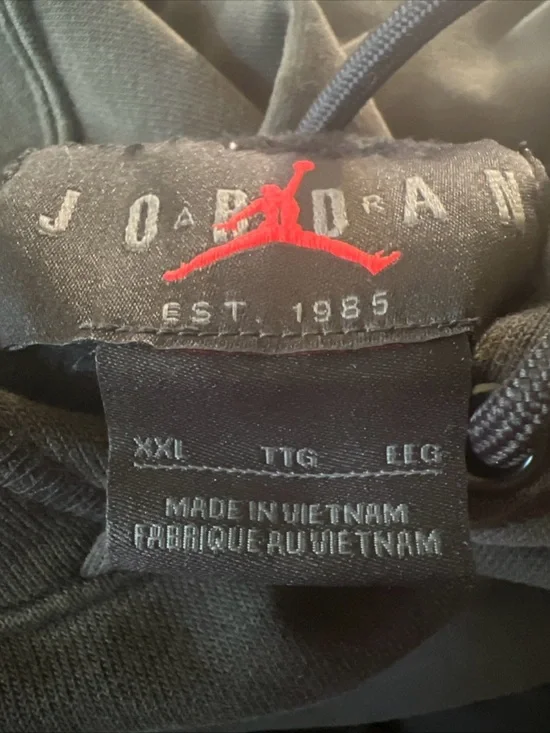 Nike Jordan Dri-FIT Zion Let's Dance Mens Performance Fleece Hoodie Graphic 2XL - Picture 12 of 12